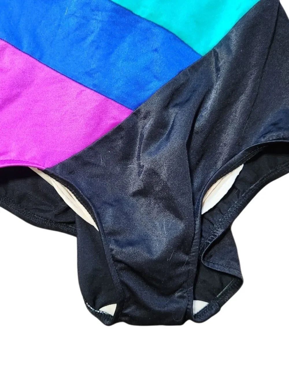 Vintage Swimsuit Size 12 C Cup Slim Allure Union Made in USA Black Slimming - Picture 4 of 9